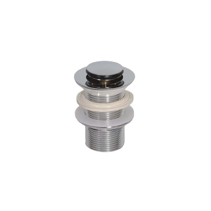 PILETTA OTTONE PER LAVABO CLICK-CLACK SENZA TROPPO PIENO 1"1/4