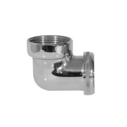RACCORDO 90° CROMATO 1"1/4 x 32