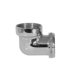 RACCORDO 90° CROMATO 1"1/4 x 32