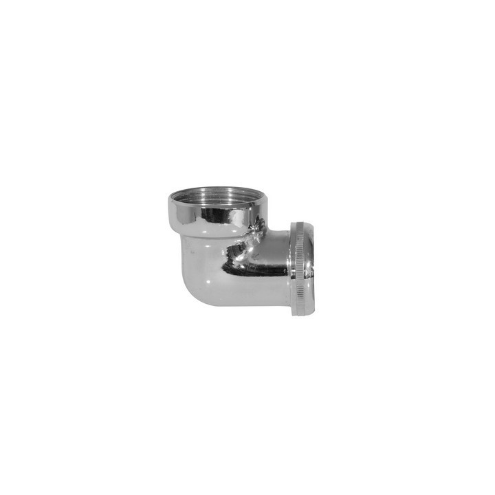 RACCORDO 90° CROMATO 1"1/4 x 32