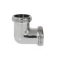 RACCORDO 90° CROMATO CON DUE GHIERE 1"1/4 x 32