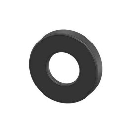 ROSONE IN OTTONE D. 32 70x12 mm Nero opaco