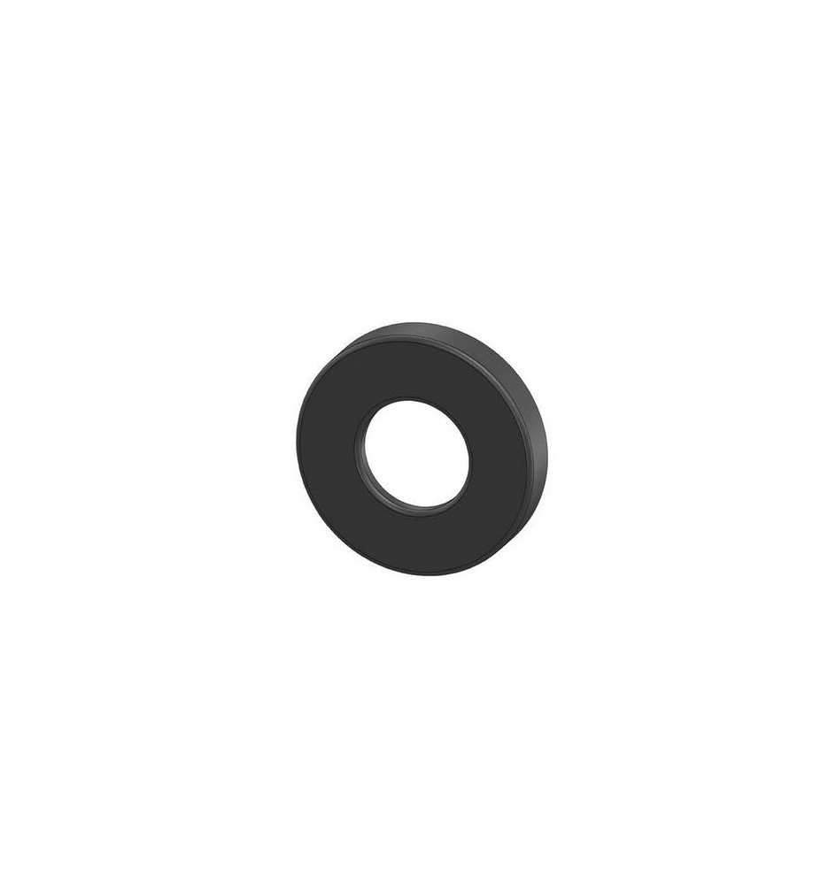 ROSONE IN OTTONE D. 32 70x12 mm Nero opaco
