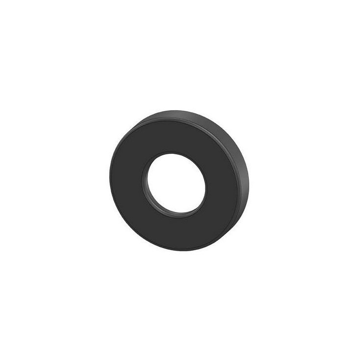 ROSONE IN OTTONE D. 32 70x12 mm Nero opaco