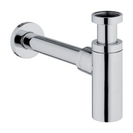 SIFONE DI SCARICO TONDO MODERNO 1" 1/4 Cromo
