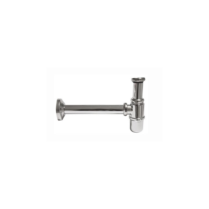 SIFONE A BOTTIGLIA SENZA PILETTA CON CANNA DA CM.25 MODELLO LUX 1"1/4