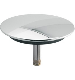 TAPPO SALTERELLO IN OTTONE CROMATO PER COLONNA VASCA Diam. 70