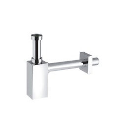 SIFONE "PIQUADRATO" PER LAVABO ABS 1" 1/4 - 32x250 mm