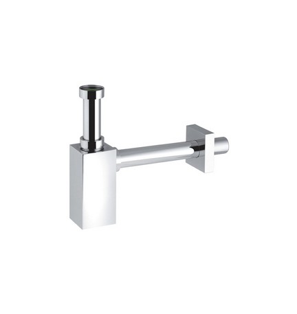 SIFONE "PIQUADRATO" PER LAVABO ABS 1" 1/4 - 32x250 mm