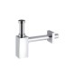 SIFONE "PIQUADRATO" PER LAVABO ABS 1" 1/4 - 32x250 mm