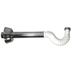 SIFONE ESTENSIBILE "SIFONCELLO " PER LAVABO E BIDET CON GHIERA 1"1/4