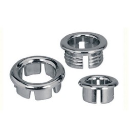 GHIERA DI RICAMBIO PER TROPPO PIENO ABS CROMATO Diam. 24