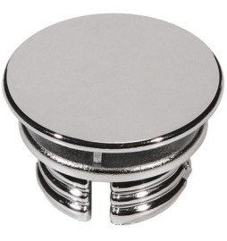 BORCHIA COPRIFORO IN ABS CROMATO Per foro Diam. 25 mm