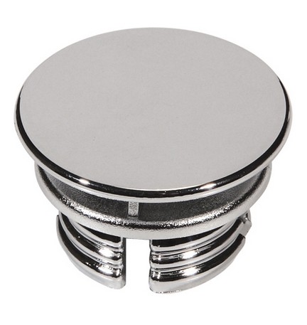 BORCHIA COPRIFORO IN ABS CROMATO Per foro Diam. 25 mm