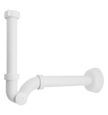 SIFONE S "MONSTER S" BIANCO SENZA PILETTA COMPLETO DI CANOTTO DI SCAR. 1"1/4 Scarico Diam. 32