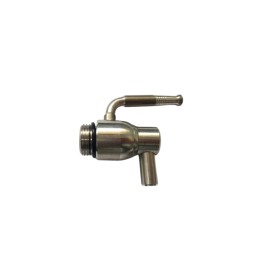 RUBINETTO P/FUSTO OLIO ANTIGOCCIA INOX 1/2 S/GHIERA