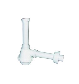 SIFONE PVC 1 VIA S / PILETTA PER INOX 1"1/2 Diam. 40