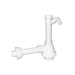 SIFONE PVC 1 VIA S / PILETTA E SCARICO LAVATRICE 1"1/2 Diam. 40