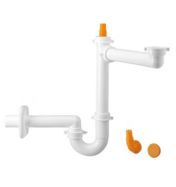 SIFONE SALVASPAZIO PER LAVELLI AD 1 VIA (MARCHIO LIRA) 1"1/2