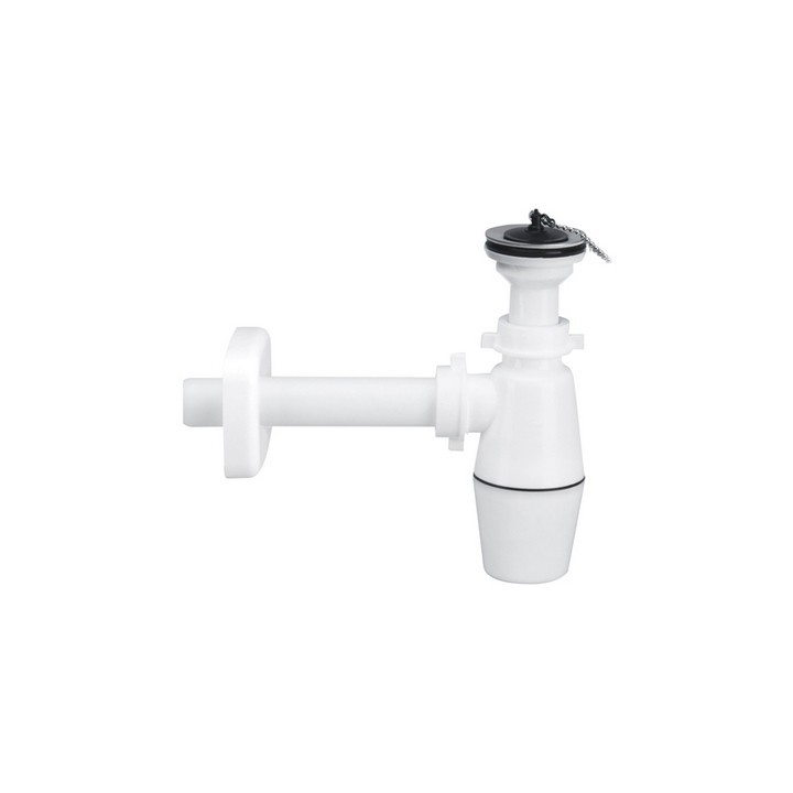 SIFONE A BOTTIGLIA PER LAVABO CON PILETTA 1"1/4 x 32