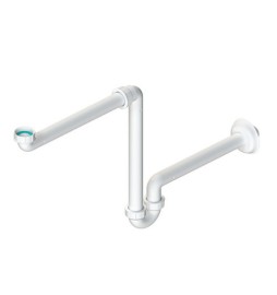 SIFONE AUTOPULENTE SALVASPAZIO PER LAVABO 1"1/4 x 32