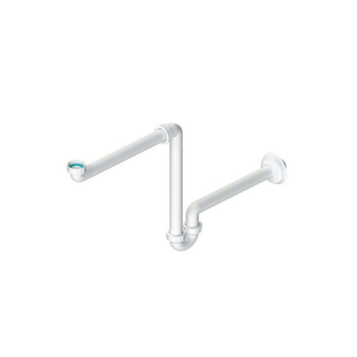 SIFONE AUTOPULENTE SALVASPAZIO PER LAVABO 1"1/4 x 32