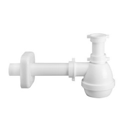 SIFONE TIPO "M" PER LAVELLI INOX AD 1 VIA SENZA PILETTA (MARCHIO LIRA) 1"1/2