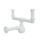 SIFONE TIPO "M" PER LAVELLI INOX A 2 VIE SENZA PILETTA (MARCHIO LIRA) 1"1/2