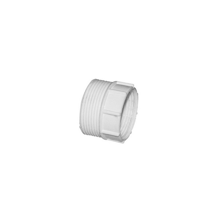 RIDUZIONE IN PVC PER SIFONI DA INOX A PORCELLANA M 1"1/2 x F 1"1/4