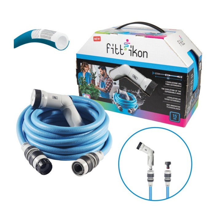 SET TUBO IKON FINO A 25 M C/ACCESSORI COLORI ASS