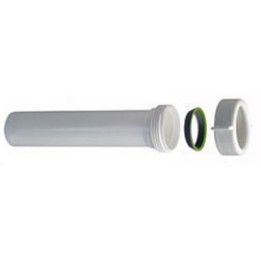 PROLUNGA UNIVERSALE COMPLETA BIANCA DM. 40 1"1/2 x 230 mm.