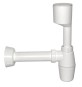 SIFONE A BOTTIGLIA PER ORINATOIO BIANCO 40 x 230 mm.