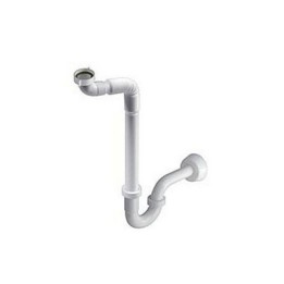 SIFONE CON BRACCIO FLESSIBILE PER LAVABI RECLINABILI 1" 1/4 x 32