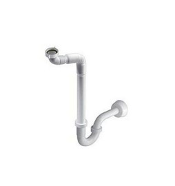 SIFONE CON BRACCIO FLESSIBILE PER LAVABI RECLINABILI 1" 1/4 x 32