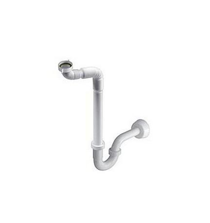 SIFONE CON BRACCIO FLESSIBILE PER LAVABI RECLINABILI 1" 1/4 x 32