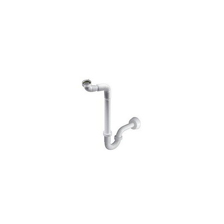 SIFONE CON BRACCIO FLESSIBILE PER LAVABI RECLINABILI 1" 1/4 x 32