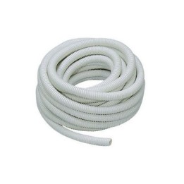 TUBO IN PVC SPIRALATO FLESSIBILE BIANCO A MT. Diam. 32