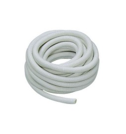 TUBO IN PVC SPIRALATO FLESSIBILE BIANCO A MT. Diam. 40