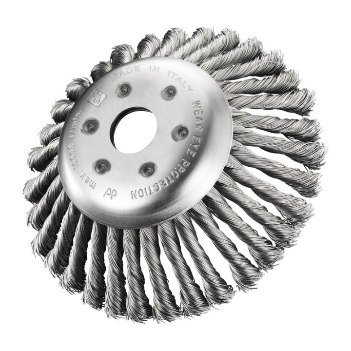 SPAZZOLA P/DECESPUGLIATORE 170 MM FILI ACCIAIO