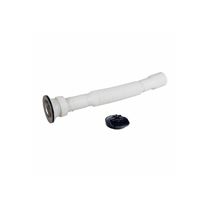 TUBO ESTENSIBILE CON PILETTA 1"1/4 uscita 32-40 Pil. D.65