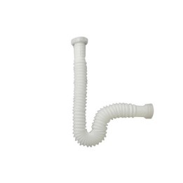TUBO ESTENSIBILE MONOBLOCCO CON GHIERA BIANCO 1"1/2 x 40