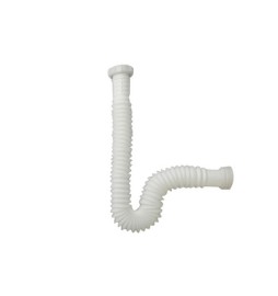 TUBO ESTENSIBILE MONOBLOCCO CON GHIERA BIANCO 1"1/2 x 40