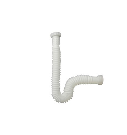 TUBO ESTENSIBILE MONOBLOCCO CON GHIERA BIANCO 1"1/2 x 40