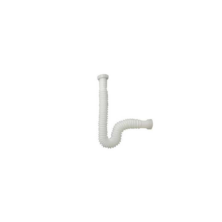TUBO ESTENSIBILE MONOBLOCCO CON GHIERA BIANCO 1"1/2 x 40