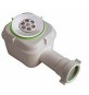 POZZETTO SIFOIDE IN PVC BIANCO SPLASH PER DOCCIA 1"1/2 x Diam. 80