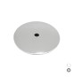 PIATTELLO DI RICAMBIO PER PILETTA ART 371-395 SIMIL-STONE Cromo - Diam. 12 cm