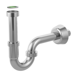 SIFONE AD S "TUBULAR" IN ABS CROMO Scarico D. 32x300 mm