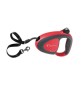 GUINZAGLIO P/CANI FLIPPY ONE TAPE MEDIUM ROSSO