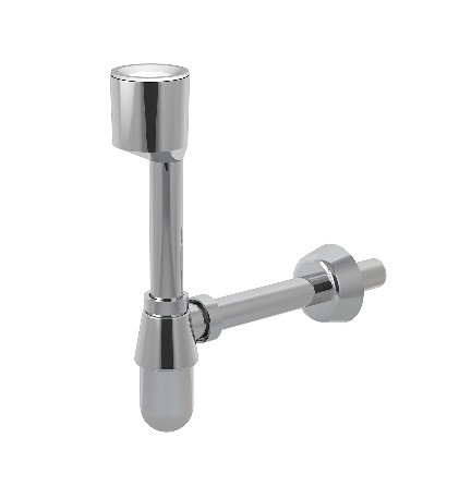 SIFONE A BOTTIGLIA PER ORINATOIO MOD. THERMOTRAP Scarico D. 32x250 mm -Conn. 50