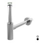 SIFONE D'ARREDO PER LAVABO INOX MATER 1"1/4 x 32 Finitura Nero Opaco